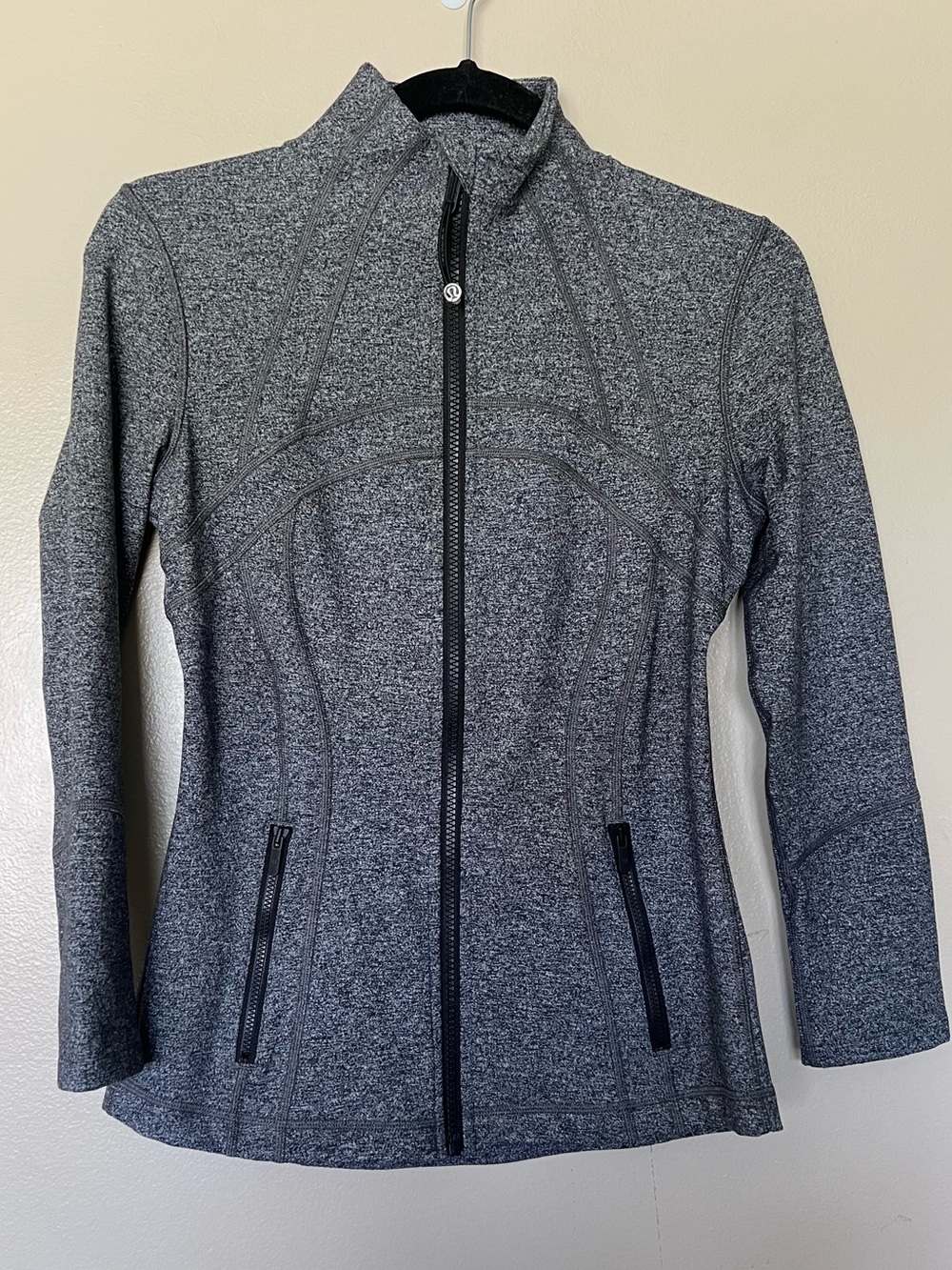 Lululemon Define Jacket Luminesce Splatter White Black